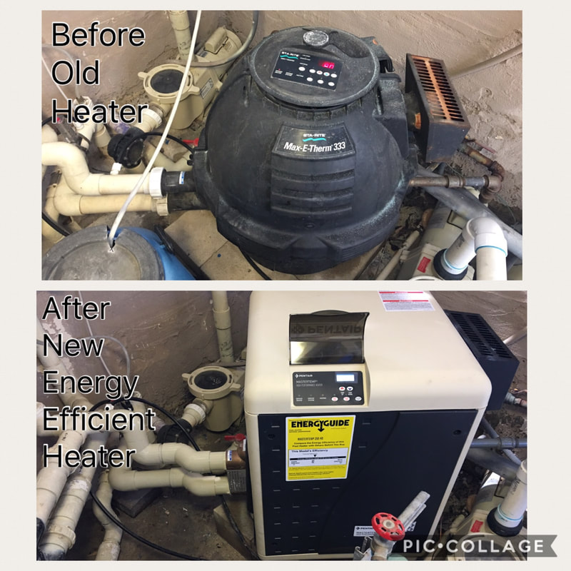 Before & After Pool Heater